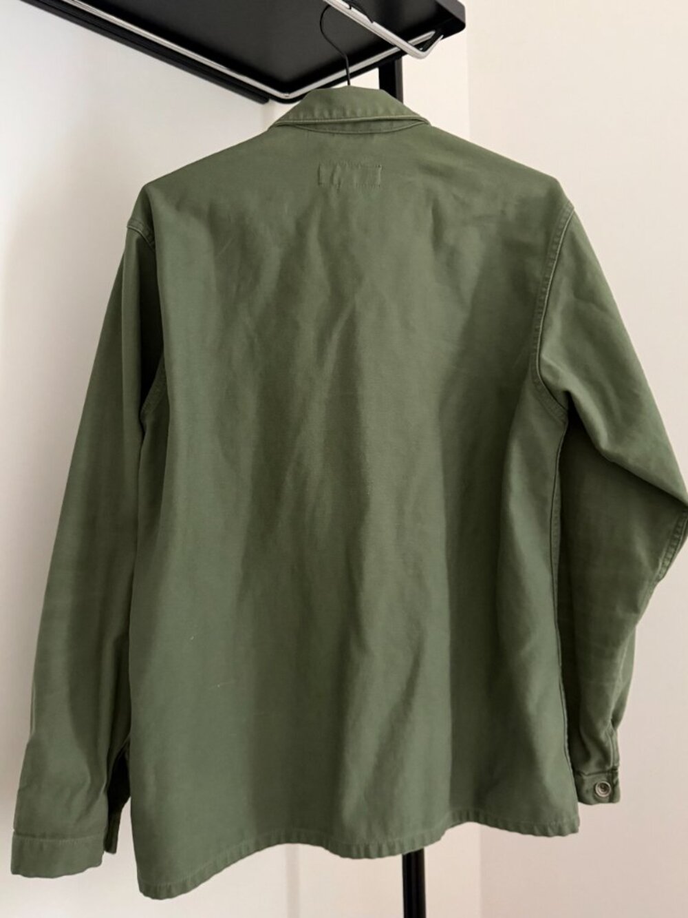 Engineered Garments Men's Workaday Utility Jacket, Olive, Size Medium - Picture 4 of 9
